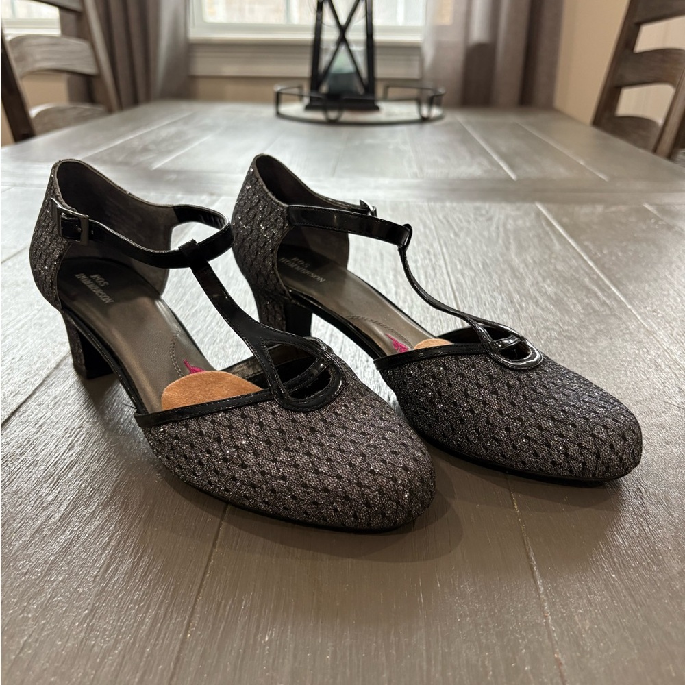Ros Hommerson Black and Silver Heels